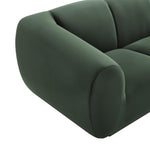 Emmet Forest Green Velvet Sofa (Oversized)