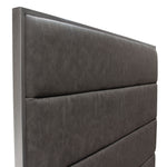 Empire Weathered Grey Leatherette King Bed