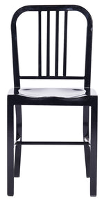 Evonne 2 Black Metal Side Chairs