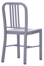 Evonne 2 Gray Metal Side Chairs