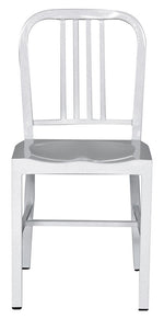 Evonne 2 White Metal Side Chairs