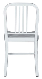 Evonne 2 White Metal Side Chairs