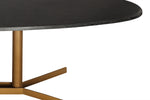 Gemma Black Marble/Gold Metal Cocktail Table