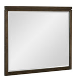 Griggs Dark Brown Wood Frame Dresser Mirror