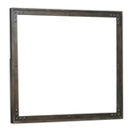 Holverson Rustic Brown Wood Dresser Mirror