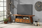 Holverson Rustic Brown Wood 3-Drawer TV Stand