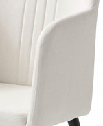 Jason 2 Beige Fabric/Metal Arm Chairs