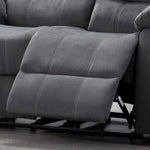 Jim Gray Fabric Manual Recliner Loveseat