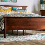 Keizer Cherry Wood Cal King Panel Bed