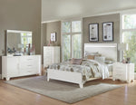 Kerren High Gloss White Wood Frame Dresser Mirror