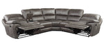 Knoxville 3-Pc Brown Manual Recliner Sectional Sofa