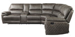 Knoxville 3-Pc Brown Manual Recliner Sectional Sofa