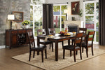 Mantello Dark Brown Extendable Dining Table