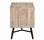 Marlow Rough Sawn Multi Wood 2-Drawer Nightstand