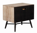 Marlow Rough Sawn Multi Wood 2-Drawer Nightstand