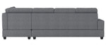 Maston 2-Pc Dark Gray Fabric Reversible Sectional Sofa