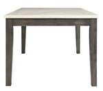 Merel Gray Oak Marble/Wood Rectangular Dining Table