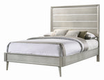 Ramon 5-Pc Metallic Sterling Wood Queen Bedroom Set