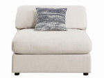 Serene 4-Pc Beige Linen Blend Modular Sectional Sofa