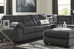 Accrington 2-Pc Granite Fabric RAF Sectional Sofa