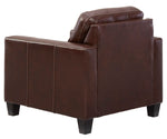 Altonbury Walnut Leather Chair