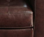 Altonbury Walnut Leather Chair