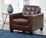 Altonbury Walnut Leather Chair