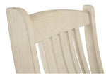 Bolanburg 2 Antique White Wood/Brown Fabric Side Chairs