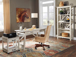 Carynhurst Whitewash Wood Home Office Desk