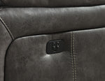 Dunwell Steel Fabric Power Recliner Sofa