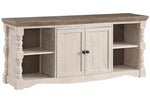 Havalance Two-Tone Wood Entertainment Center