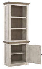 Havalance Two-Tone Wood Entertainment Center