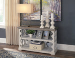 Havalance Two-Tone Wood Console Sofa Table