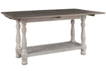 Havalance Two-Tone Wood Flip-Top Sofa Table