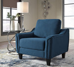 Jarreau Blue Fabric Chair