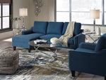 Jarreau Blue Fabric Chair