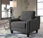 Jarreau Gray Fabric Chair