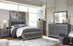 Lodanna Gray Wood 6-Drawer Dresser