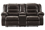 Vacherie Chocolate Manual Recliner Loveseat