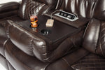 Warnerton Chocolate Power Recliner Sofa