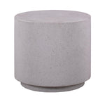 Terrazzo Light Speckled Concrete Side Table