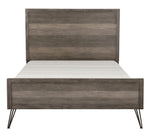 Urbanite Contemporary 3-Tone Gray Wood Full Bed