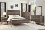 Urbanite Contemporary 3-Tone Gray Wood King Bed