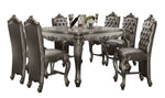 Versailles 2 Silver PU Leather Counter Height Chairs