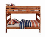 Wrangle Hill Amber Wash Wood Full/Full Bunk Bed