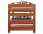 Wrangle Hill Amber Wash Wood Full/Full Bunk Bed