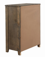 Wrangle Hill Gunsmoke Wood 4-Drawer Chest