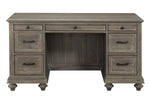 Cardano Driftwood Light Brown Wood Executive Desk