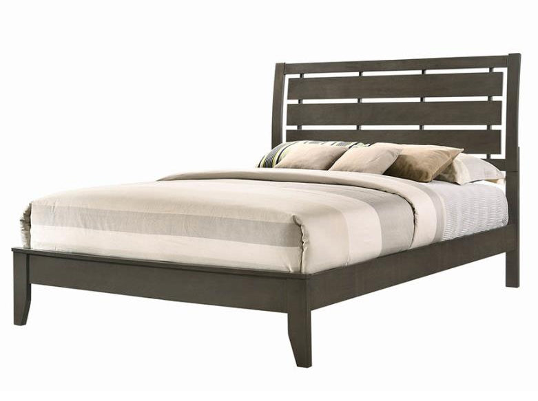 Serenity Mod Grey Wood Twin Bed