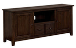 Presho Dark Oak Wood 60" TV Stand